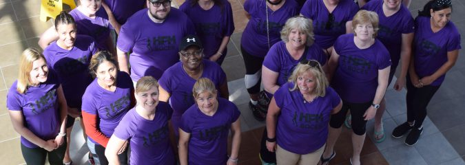 HFM employees walk and run to raise money for charity