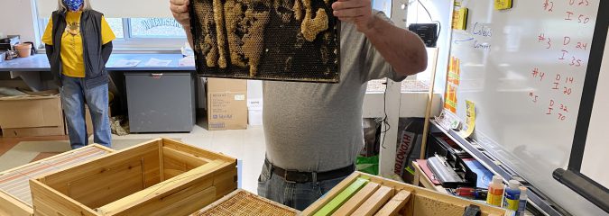 Beekeepers visit HFM EnCon, Culinary programs
