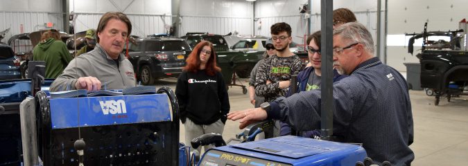 Auto Body students visit new Brown’s Ford facility
