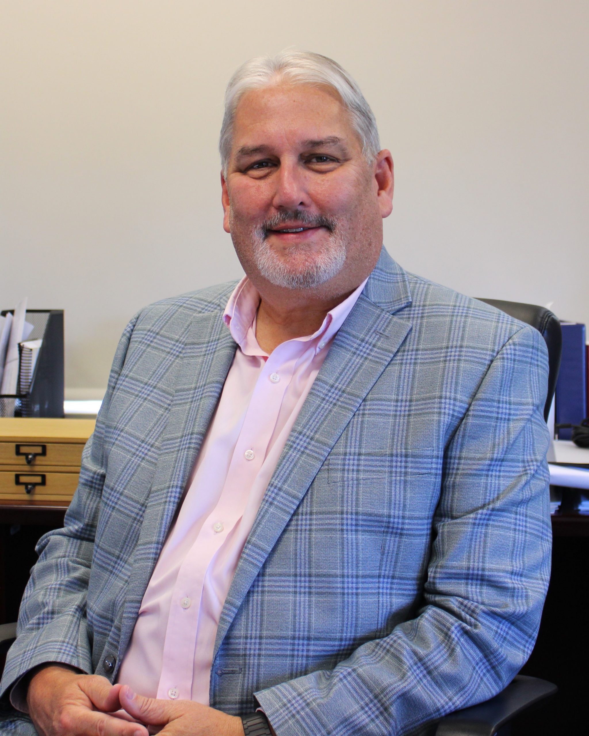 Dr. David Ziskin, HFM BOCES District Superintendent, poses for a picture in his office.